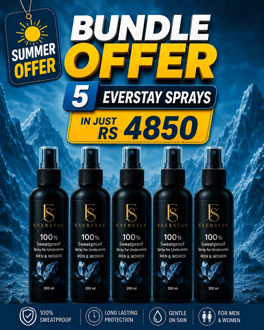EVERSTAY Underarm Freshness Spray Bundle